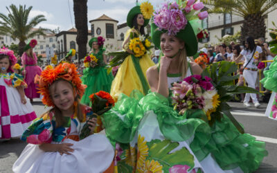 Fiesta de la Flor y del vino en Madeira