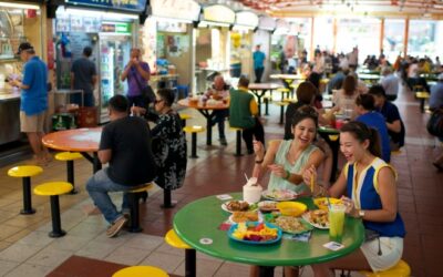 Los hawkers en Singapur, gastronomía cultural